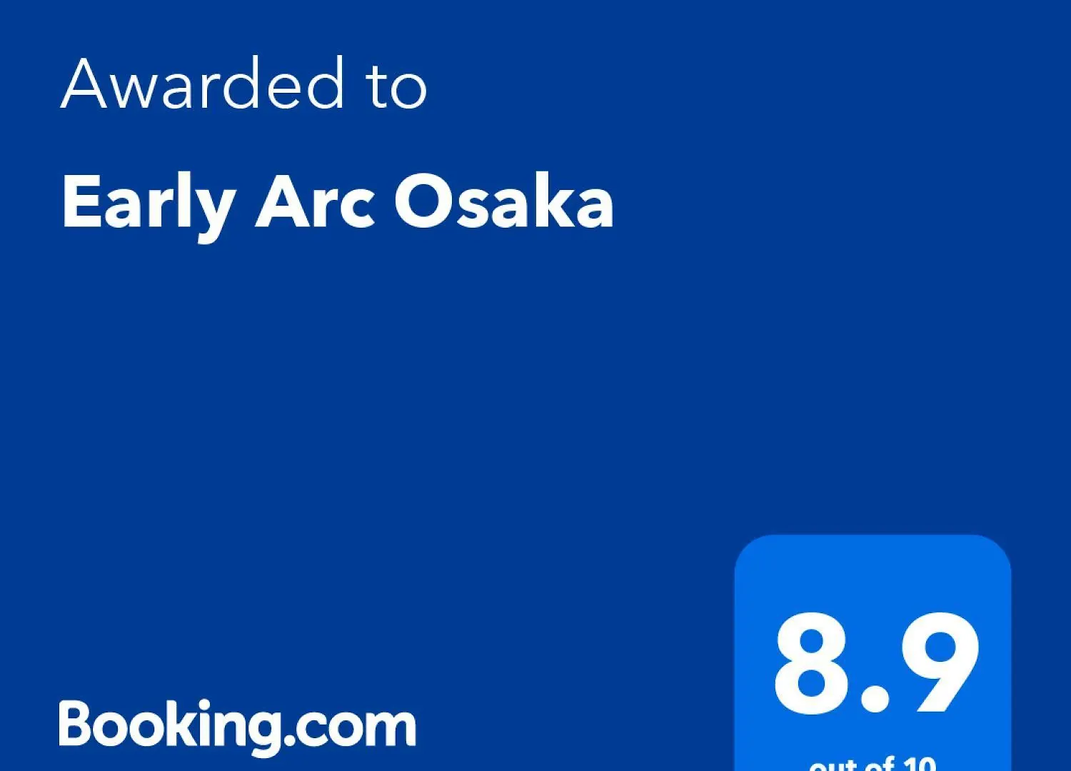 Early Arc Osaka Apartment